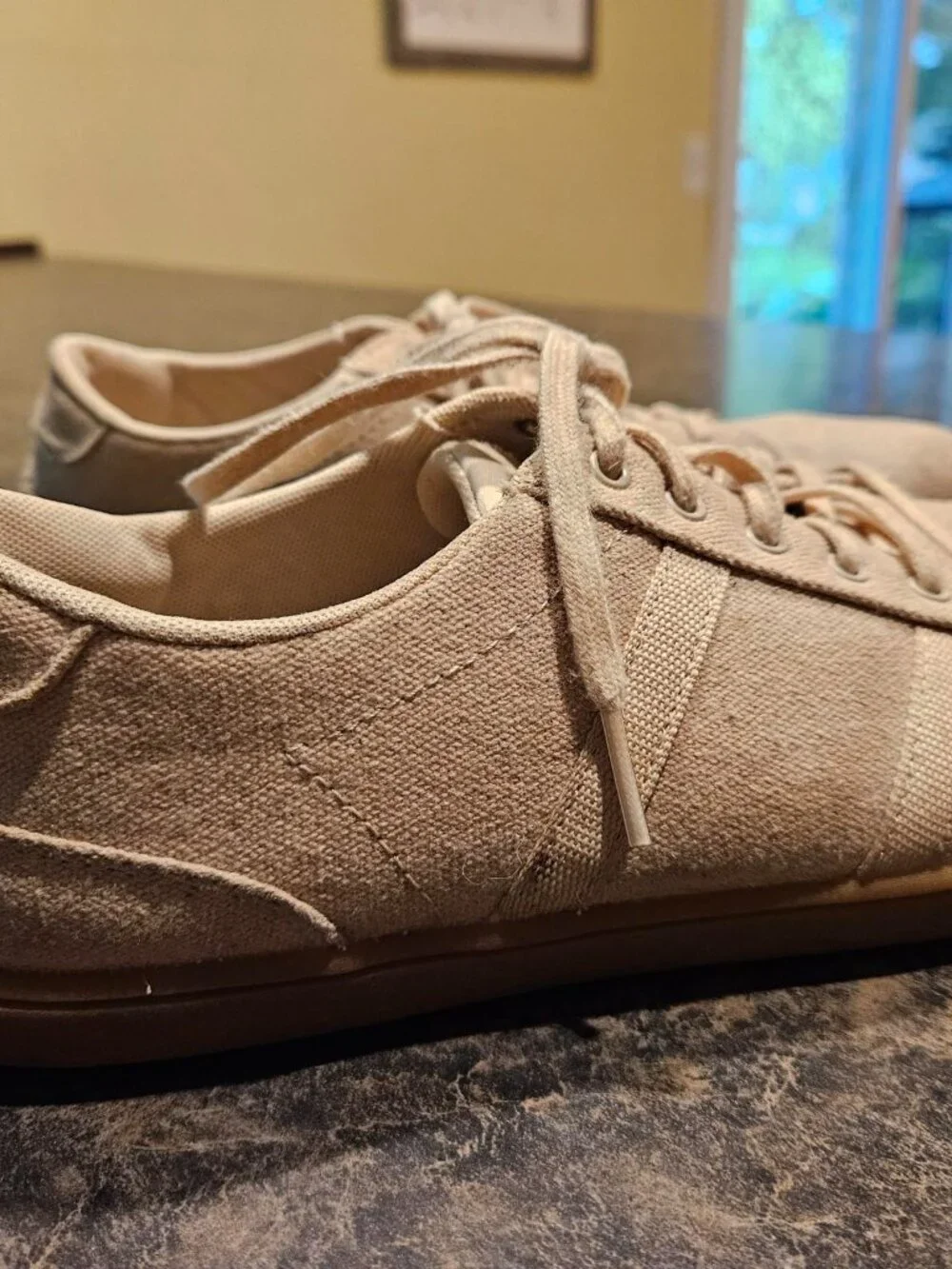Women's Xero Shoes Dillon Canvas Sneakers, natural/gum color, size 11